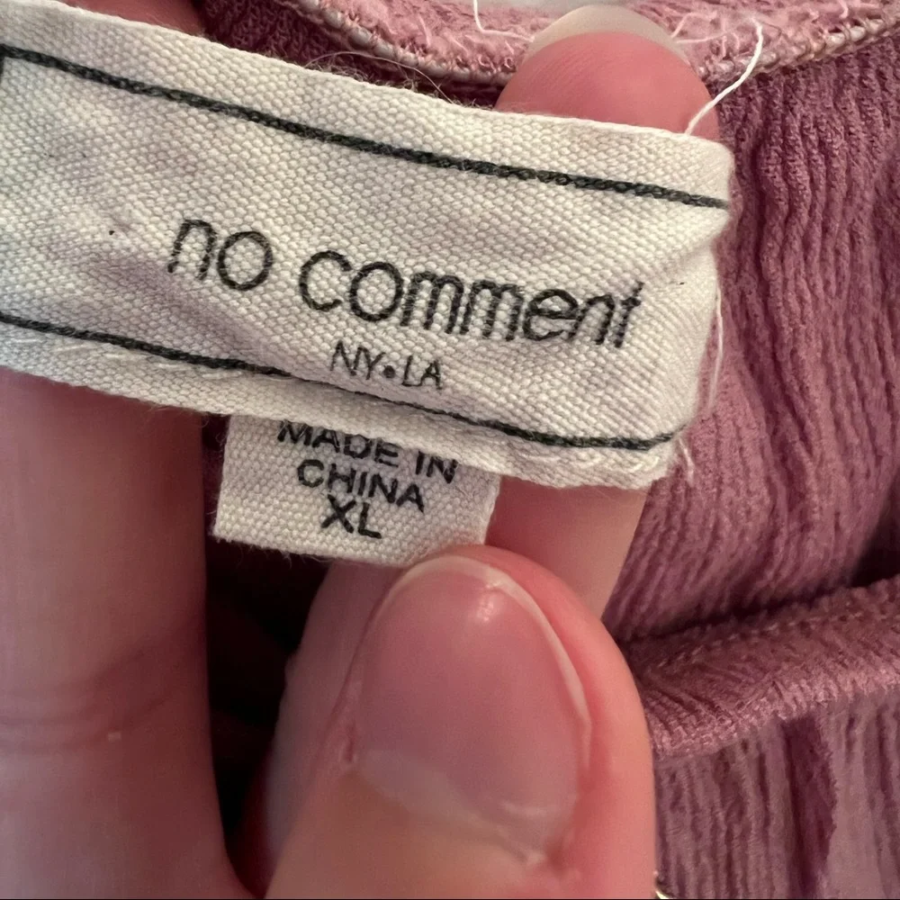 No Comment boho chic crop top | Size XL - Picture 4 of 7